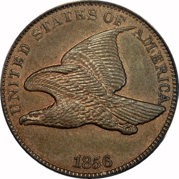 Flying Eagle Cent, 1856, 1¢, MS63 , PCGS/CAC | Harlan J. Berk, Ltd.