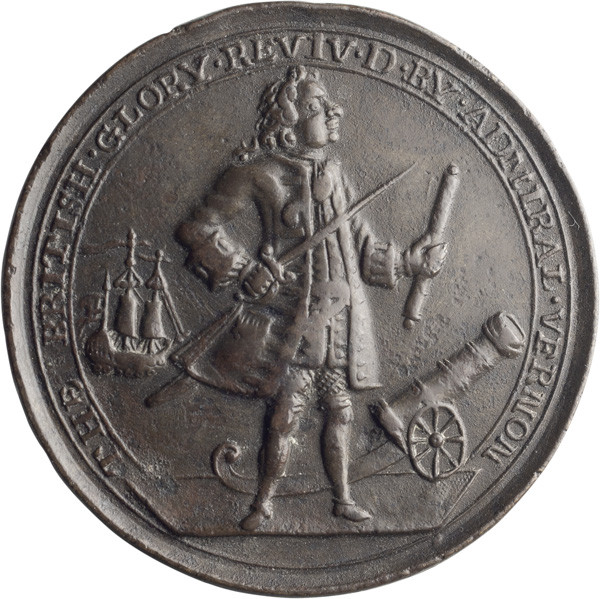 Great Britain, Admiral Vernon Medal, 1739, Medal, EF | Harlan J